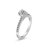 Pear Shaped Diamond Engagement Ring - Dracakis Jewellers